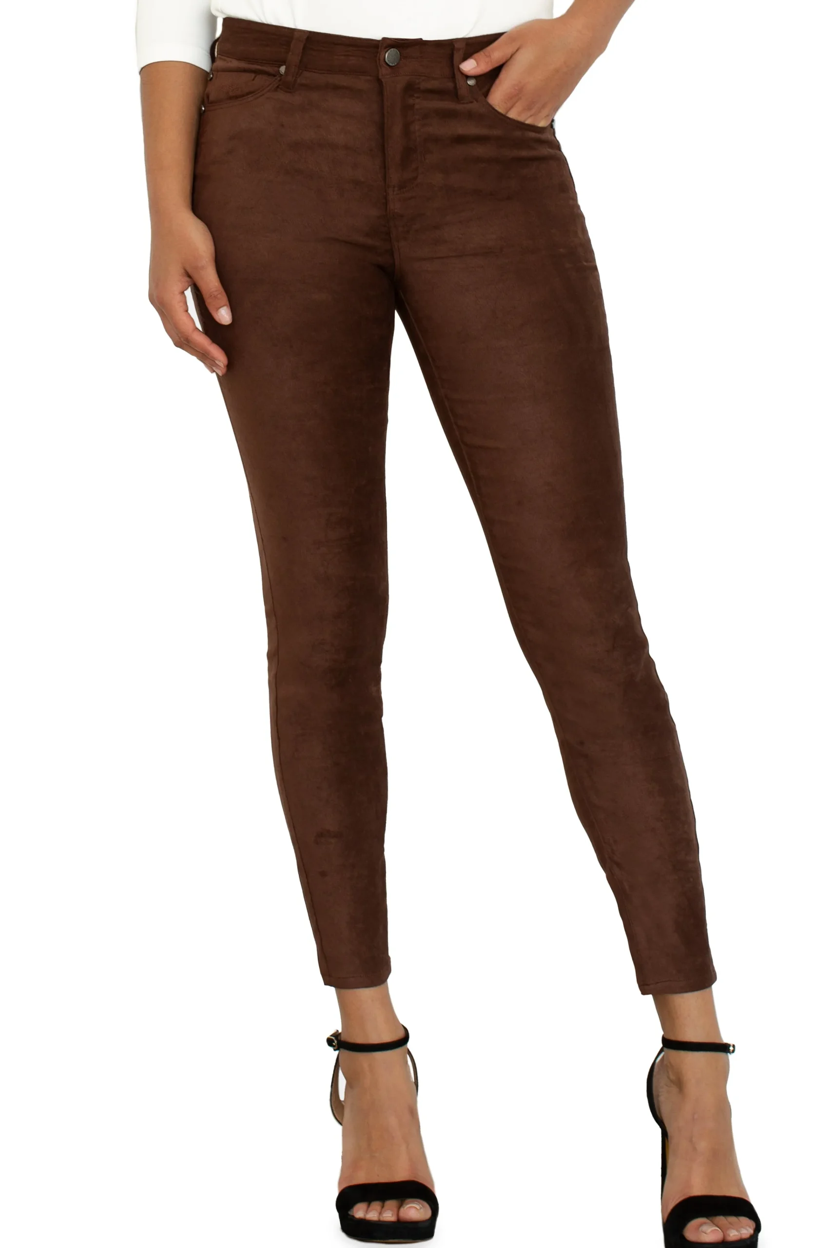 Liverpool Los Angeles Skinny|Jeans-ABBY ANKLE SKINNY Brownstone