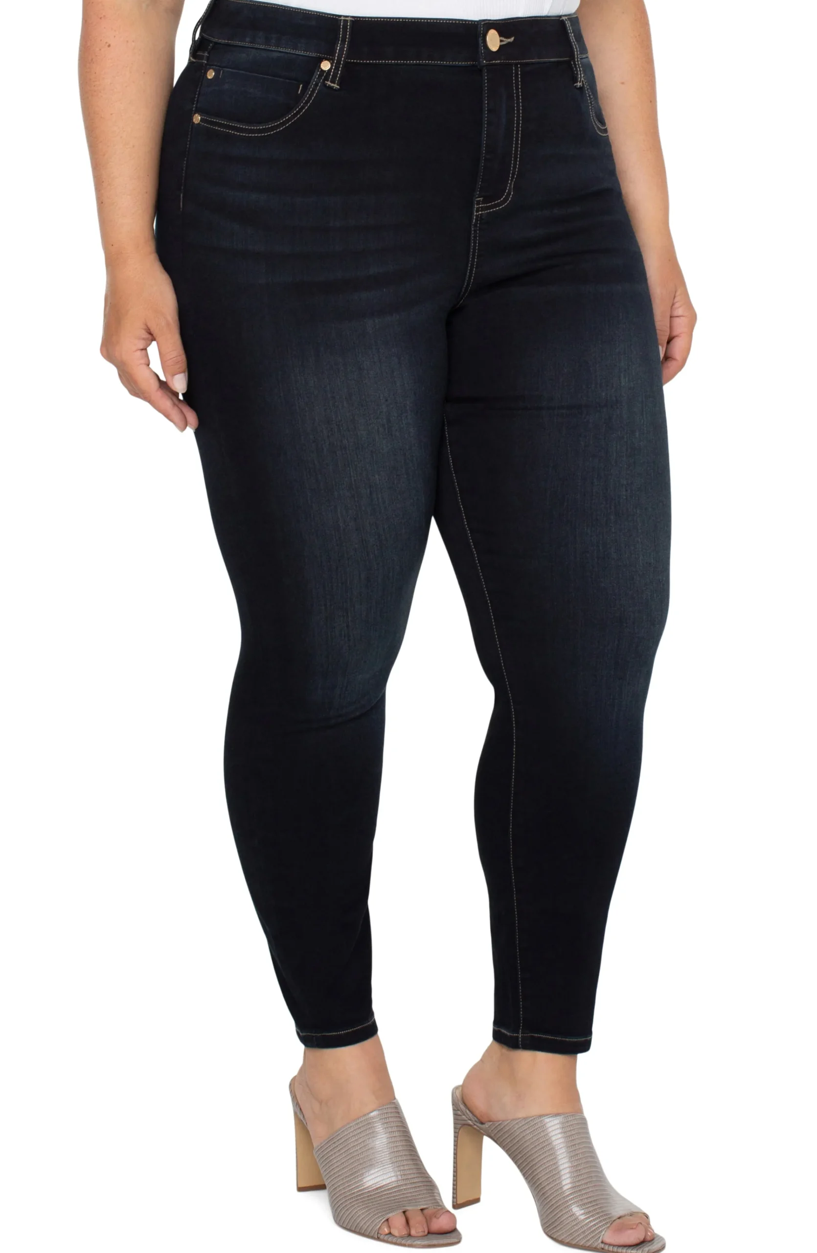 Liverpool Los Angeles Jeans-ABBY HI-RISE ANKLE SKINNY ECO Cumberland