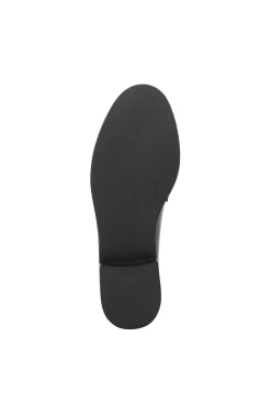 Liverpool Los Angeles Loafers-BALDWIN LEATHER SLIP ON LOAFER Blackwhitehoundstooth