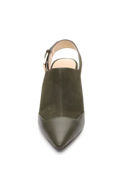 Liverpool Los Angeles Mules-BARSTOW SLING BACK MULE Olive