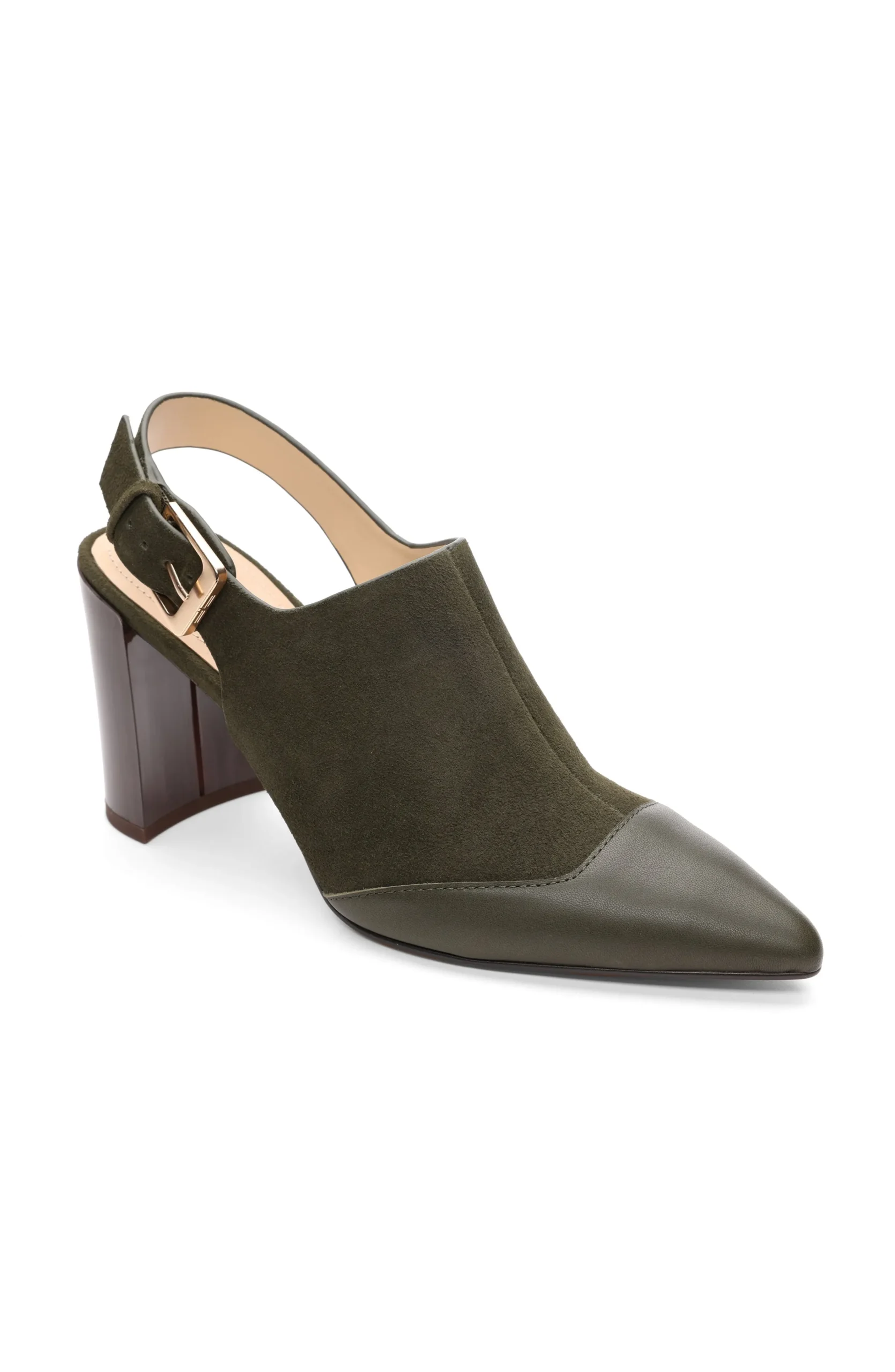 Liverpool Los Angeles Mules-BARSTOW SLING BACK MULE Olive