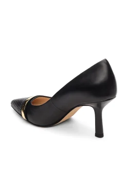 Liverpool Los Angeles Heels-BELAIR PUMP WITH EMBOSSED SNAKE Black