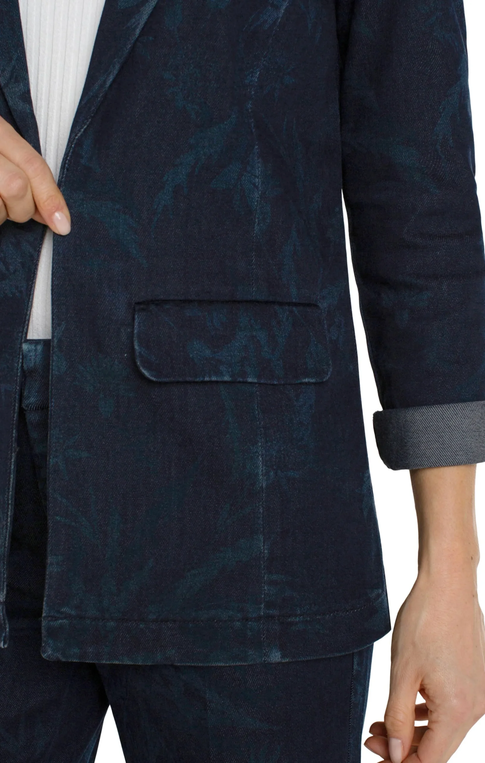 Liverpool Los Angeles Jackets-BOYFRIEND BLAZER Shadowfloral