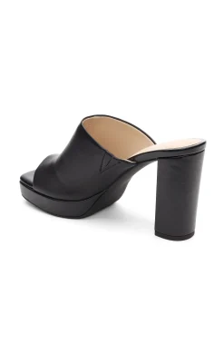 Liverpool Los Angeles Mules-CARSON HIGH BLOCK HEEL MULE Black