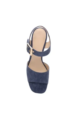 Liverpool Los Angeles Heels-CELEBRITY ANKLE STRAP HEEL Indigo