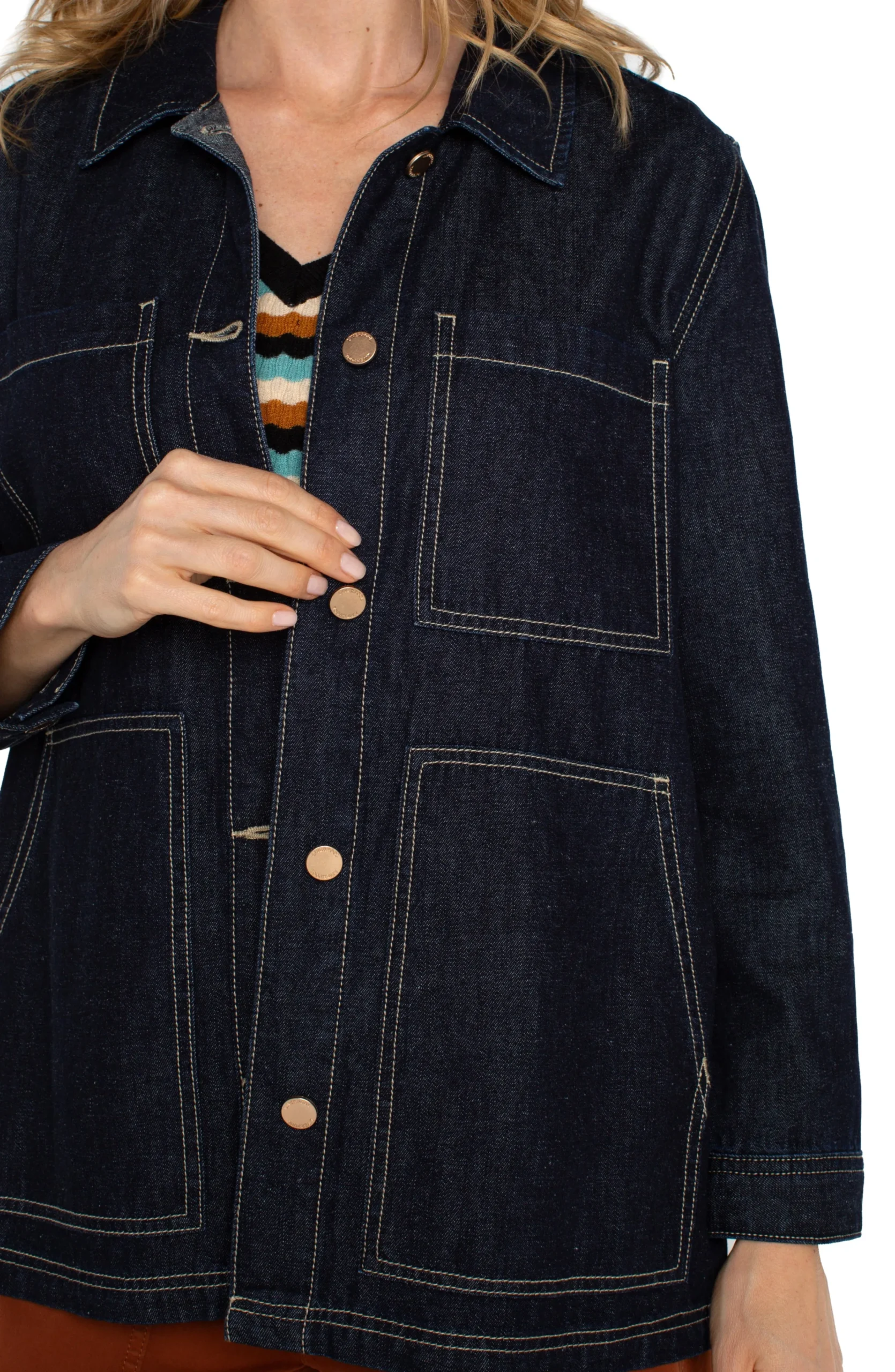 Liverpool Los Angeles Jackets|Jackets-CHORE COAT Lomalinda