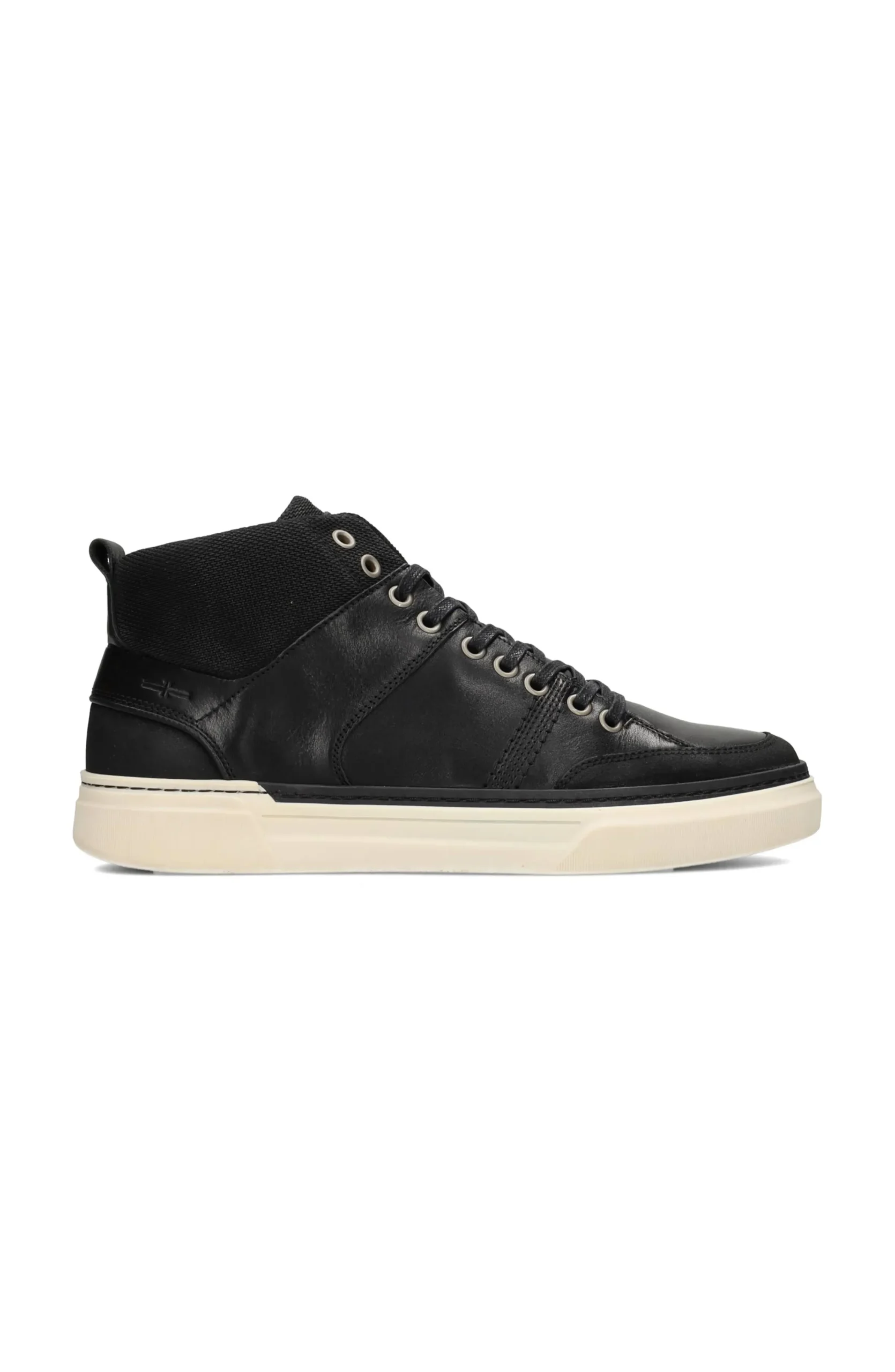 Liverpool Los Angeles Sneakers-CITATION LEATHER HIGH TOP SNEAKER Black