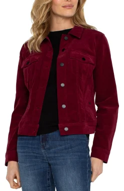 Liverpool Los Angeles Jackets|Jackets-CLASSIC JACKET Ruby