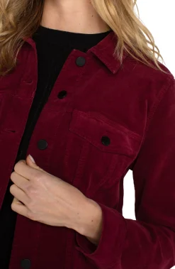 Liverpool Los Angeles Jackets|Jackets-CLASSIC JACKET Ruby