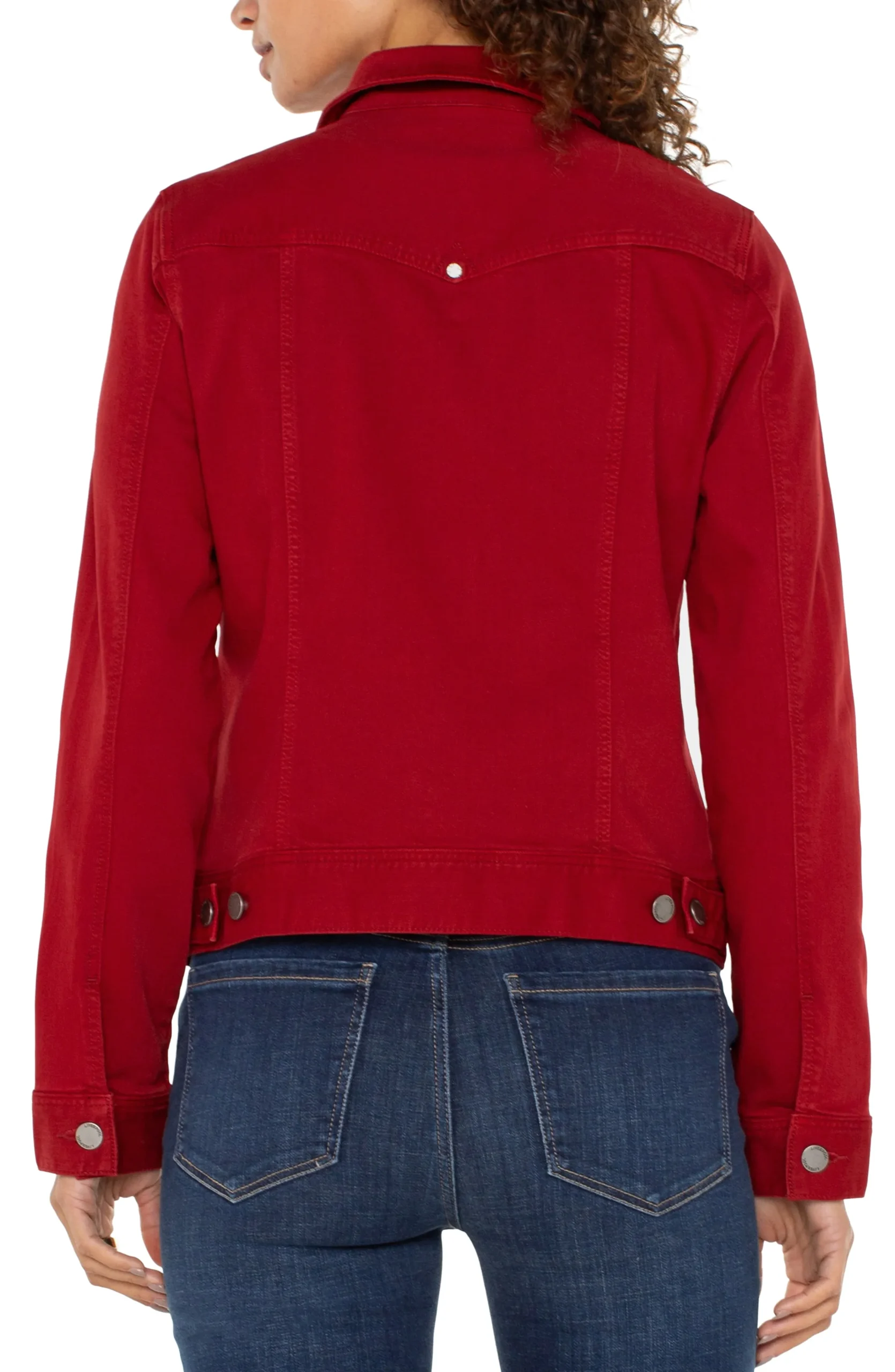 Liverpool Los Angeles Jackets|Jackets-CLASSIC JEAN JACKET Carnelian
