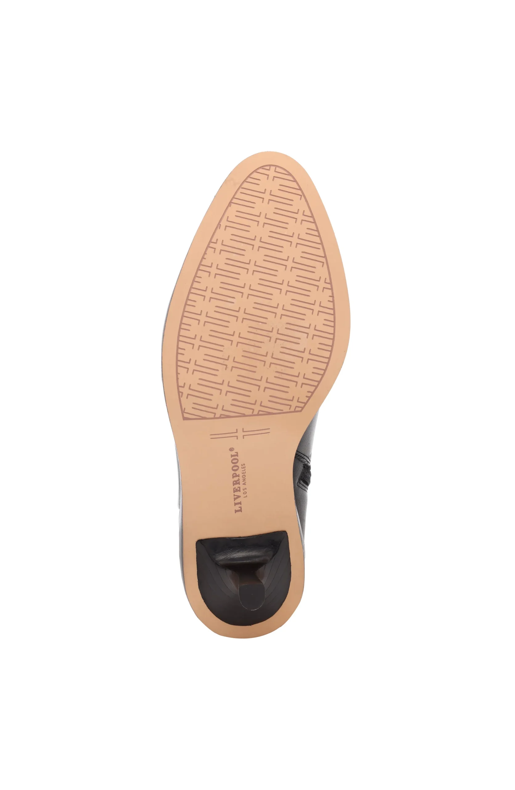 Liverpool Los Angeles Boots-COSTA ROUND TOE ANKLE BOOT Black