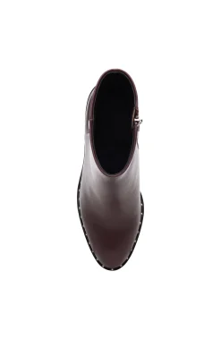 Liverpool Los Angeles Boots-COSTA ROUND TOE ANKLE BOOT Blackberry