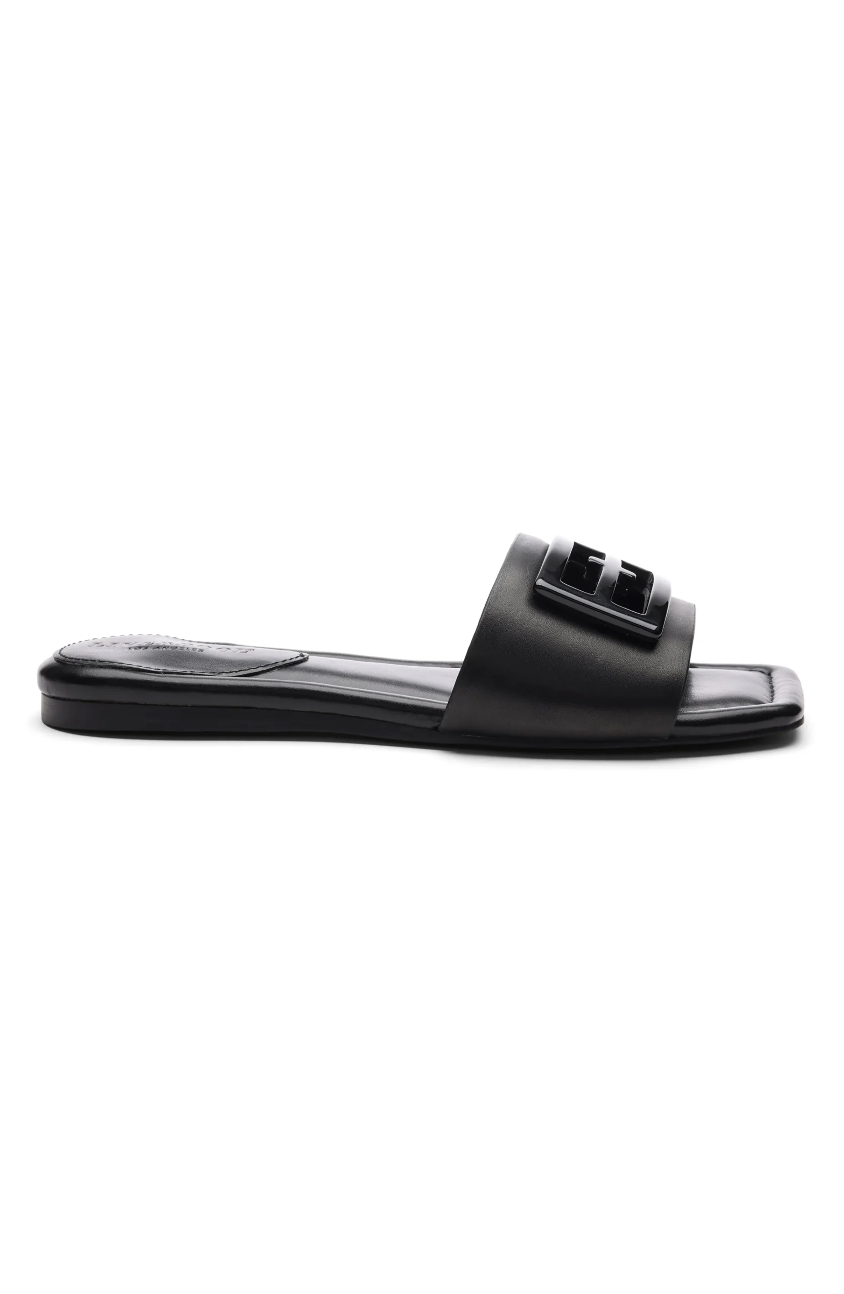 Liverpool Los Angeles Sandals-DUNBAR LOGO MEDALLION SANDALS Black