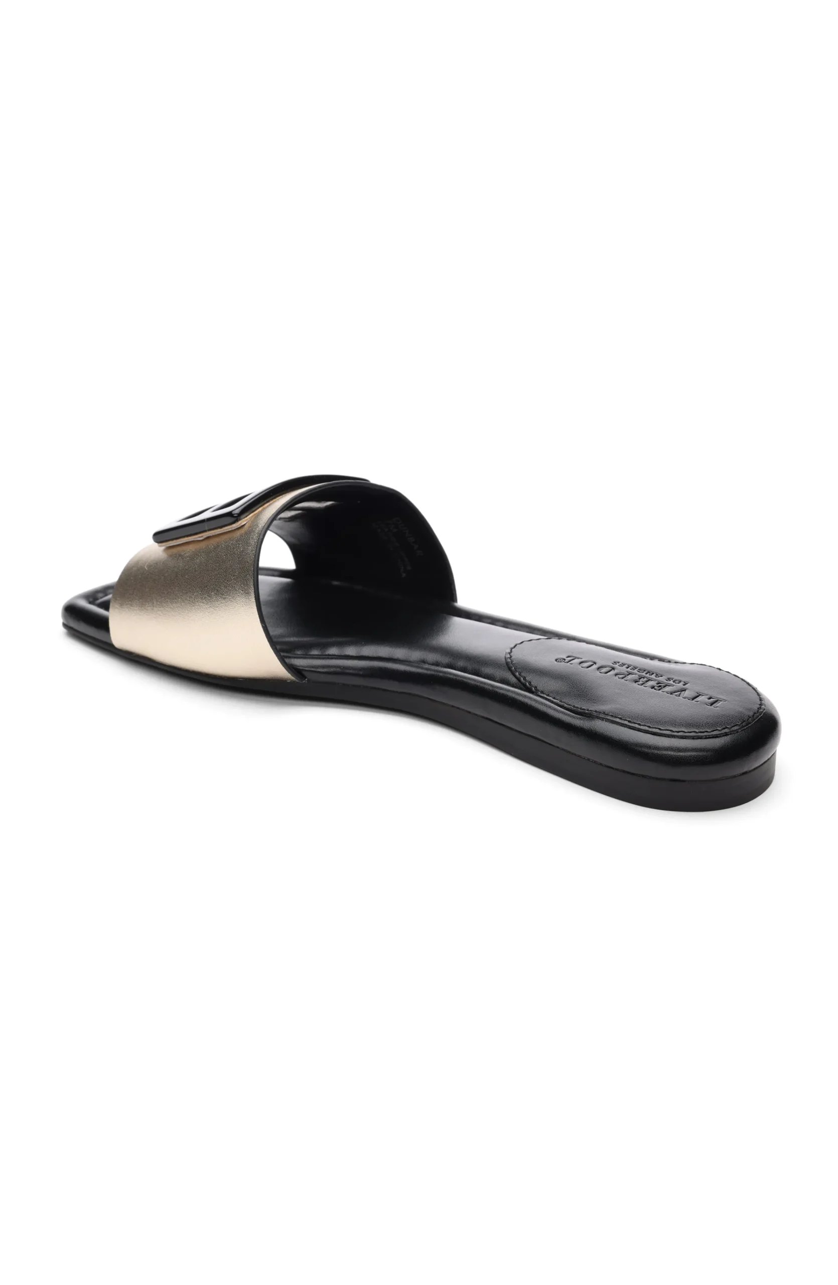 Liverpool Los Angeles Sandals-DUNBAR LOGO MEDALLION SANDALS Ltgold