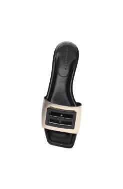 Liverpool Los Angeles Sandals-DUNBAR LOGO MEDALLION SANDALS Ltgold