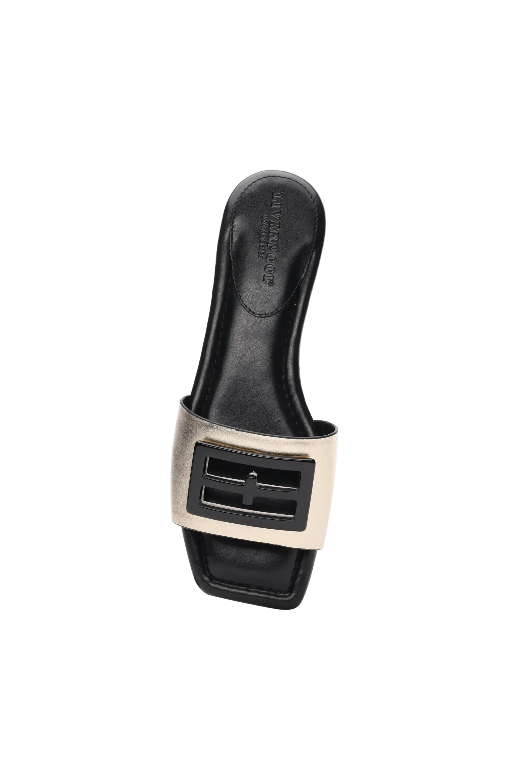 Liverpool Los Angeles Sandals-DUNBAR LOGO MEDALLION SANDALS Ltgold