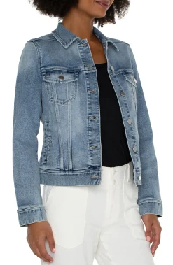 Liverpool Los Angeles Jackets|Jackets-ECO CLASSIC JEAN JACKET Cabrillo