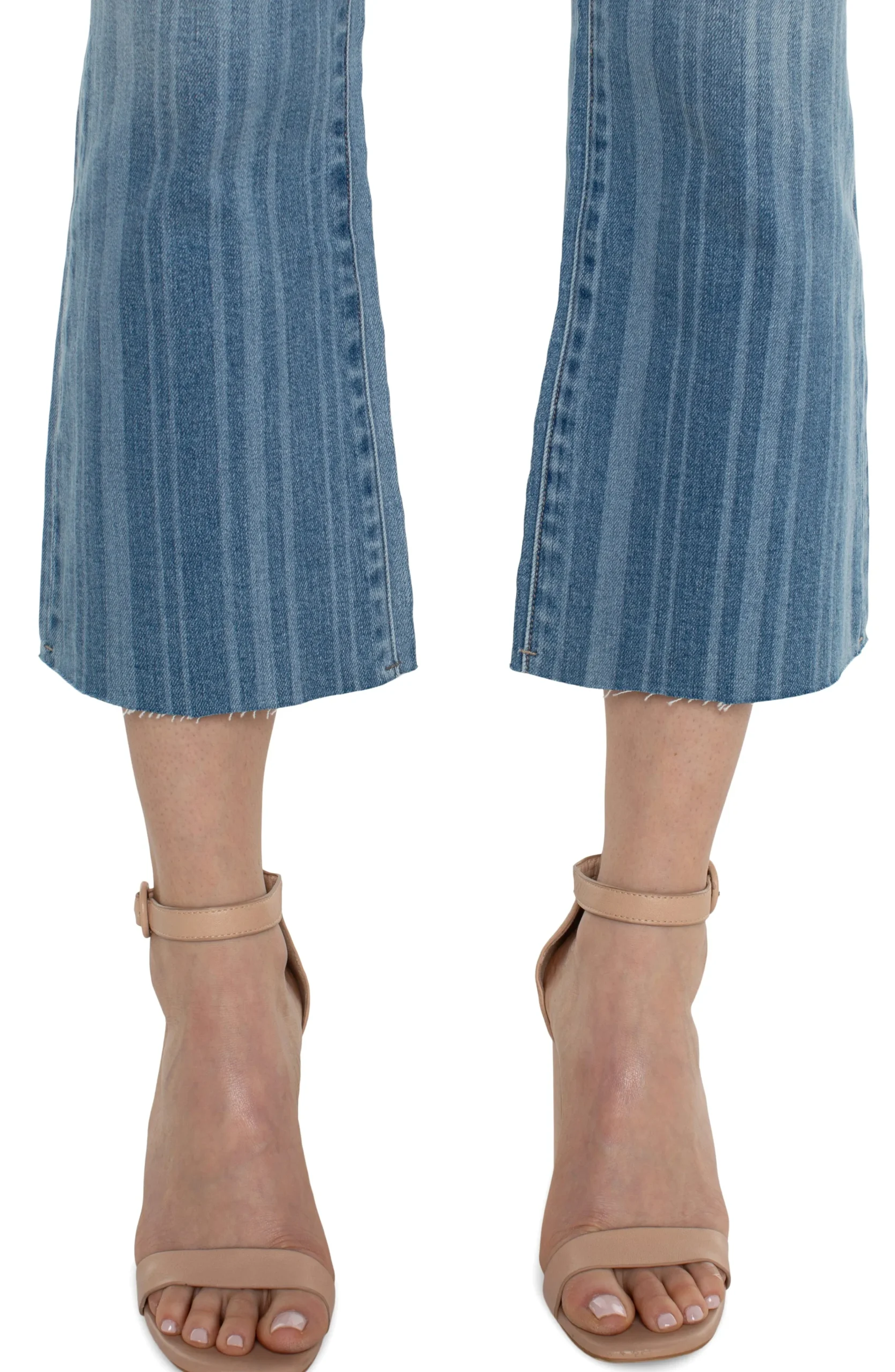 Liverpool Los Angeles Jeans|Bootcut & Flares-ECO HANNAH CROP FLARE Bayardstripe