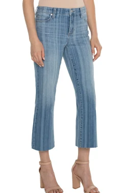 Liverpool Los Angeles Jeans|Bootcut & Flares-ECO HANNAH CROP FLARE Bayardstripe