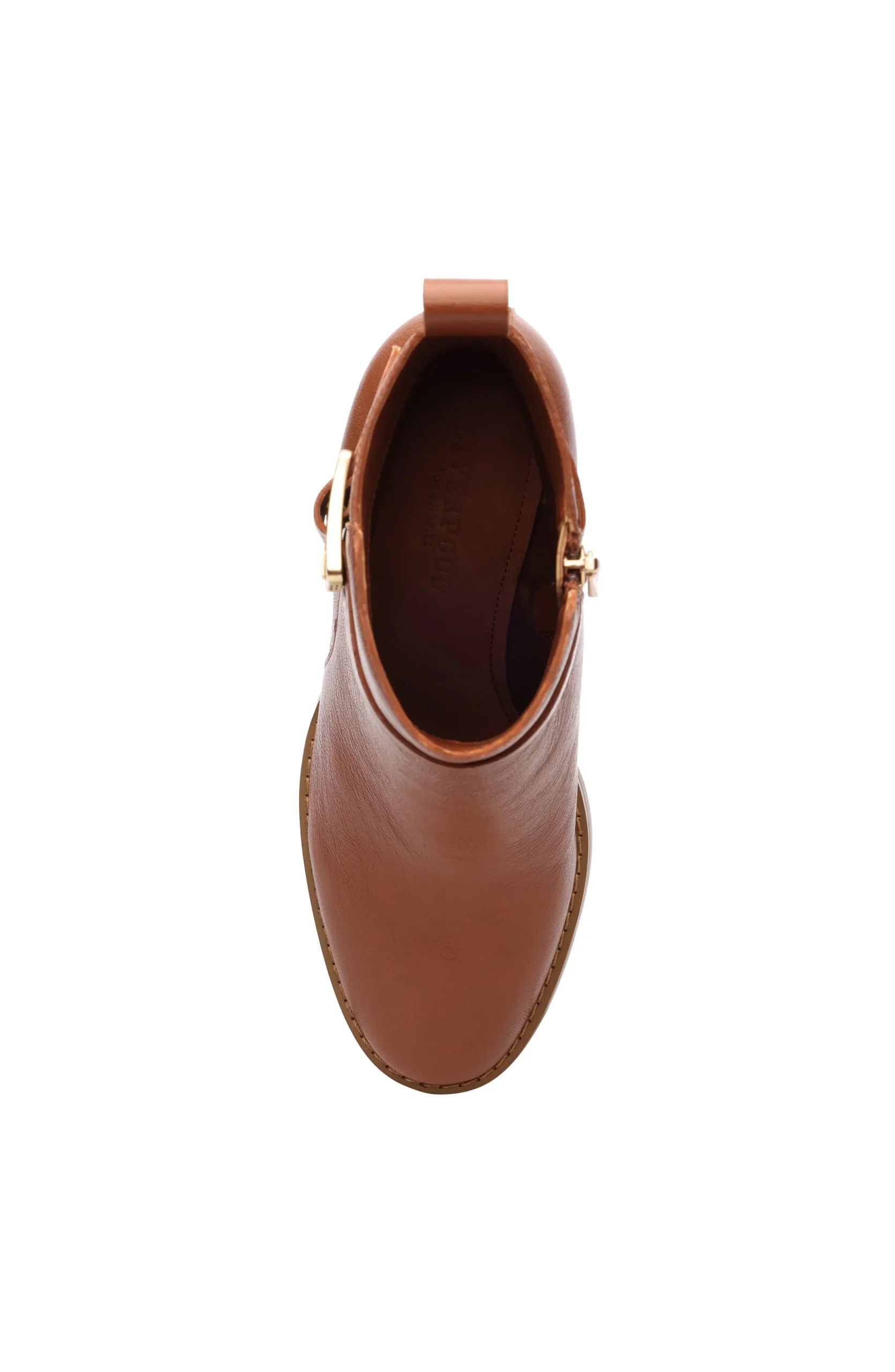 Liverpool Los Angeles Boots-ENCINO BOOTIE WITH ANKLE STRAP Pecan