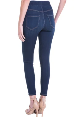 Liverpool Los Angeles Skinny|Jeans-FARRAH HI-RISE PULL-ON ANKLE HIGH PERFORMANCE DENIM Griffithsuperdark