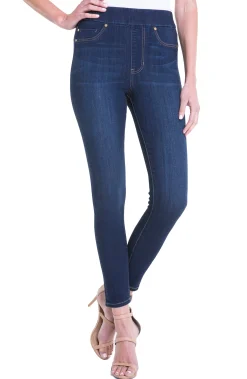 Liverpool Los Angeles Skinny|Jeans-FARRAH HI-RISE PULL-ON ANKLE HIGH PERFORMANCE DENIM Griffithsuperdark