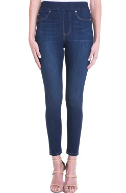 Liverpool Los Angeles Skinny|Jeans-FARRAH HI-RISE PULL-ON ANKLE HIGH PERFORMANCE DENIM Griffithsuperdark