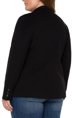 Liverpool Los Angeles Jackets-FITTED BLAZER Black