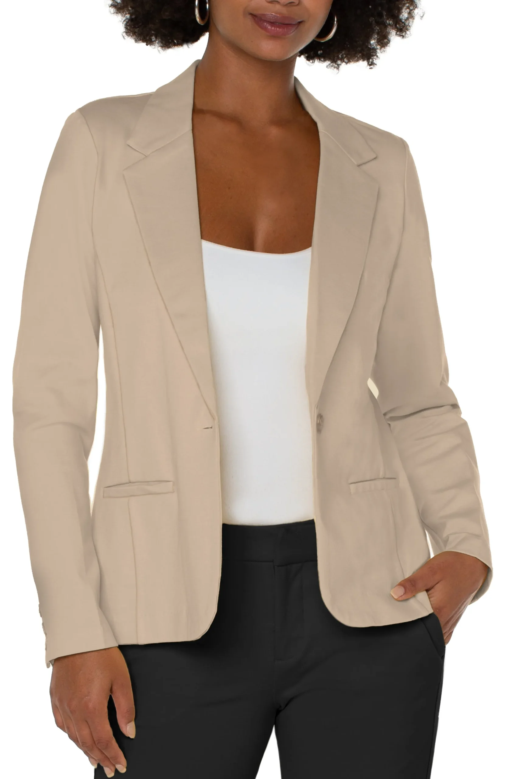 Liverpool Los Angeles Jackets-FITTED BLAZER Biscuittan