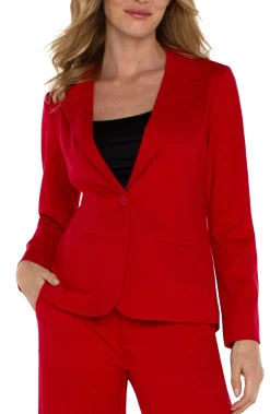 Liverpool Los Angeles Jackets-FITTED BLAZER SUPER STRETCH Tangored