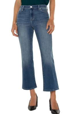 Liverpool Los Angeles Jeans|Bootcut & Flares-HANNAH CROP FLARE - ECO Foresthills