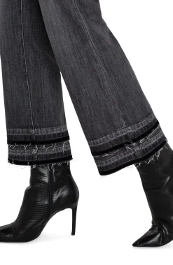 Liverpool Los Angeles Jeans|Crops-HANNAH CROP FLARE WITH LET DOWN HEM Hindsdale