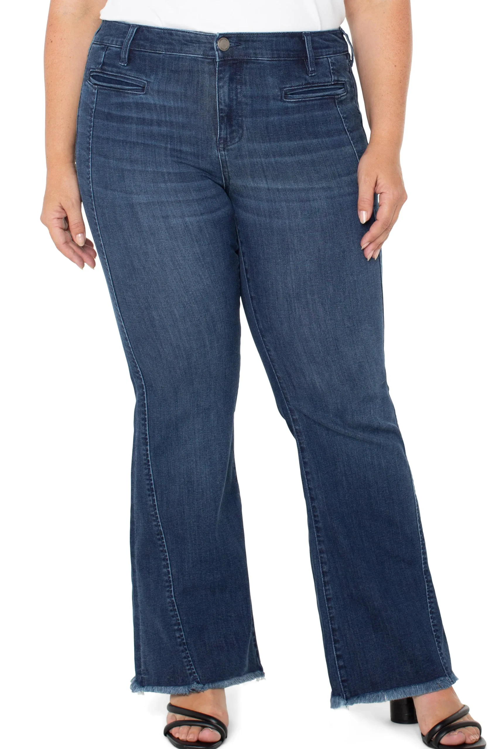 Liverpool Los Angeles Jeans-HANNAH FLARE WITH WELT POCKETS Mountdora