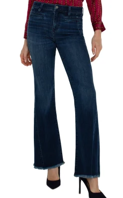 Liverpool Los Angeles Jeans|Jeans-HANNAH FLARE WITH WELT POCKETS Mountdora