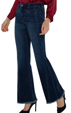 Liverpool Los Angeles Jeans|Jeans-HANNAH FLARE WITH WELT POCKETS Mountdora