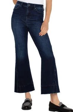 Liverpool Los Angeles Jeans|Crops-HANNAH HI-RISE CROP FLARE Upland