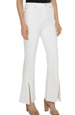 Liverpool Los Angeles Jeans|Bootcut & Flares-HANNAH HI-RISE ECO FLARE Bonewhite