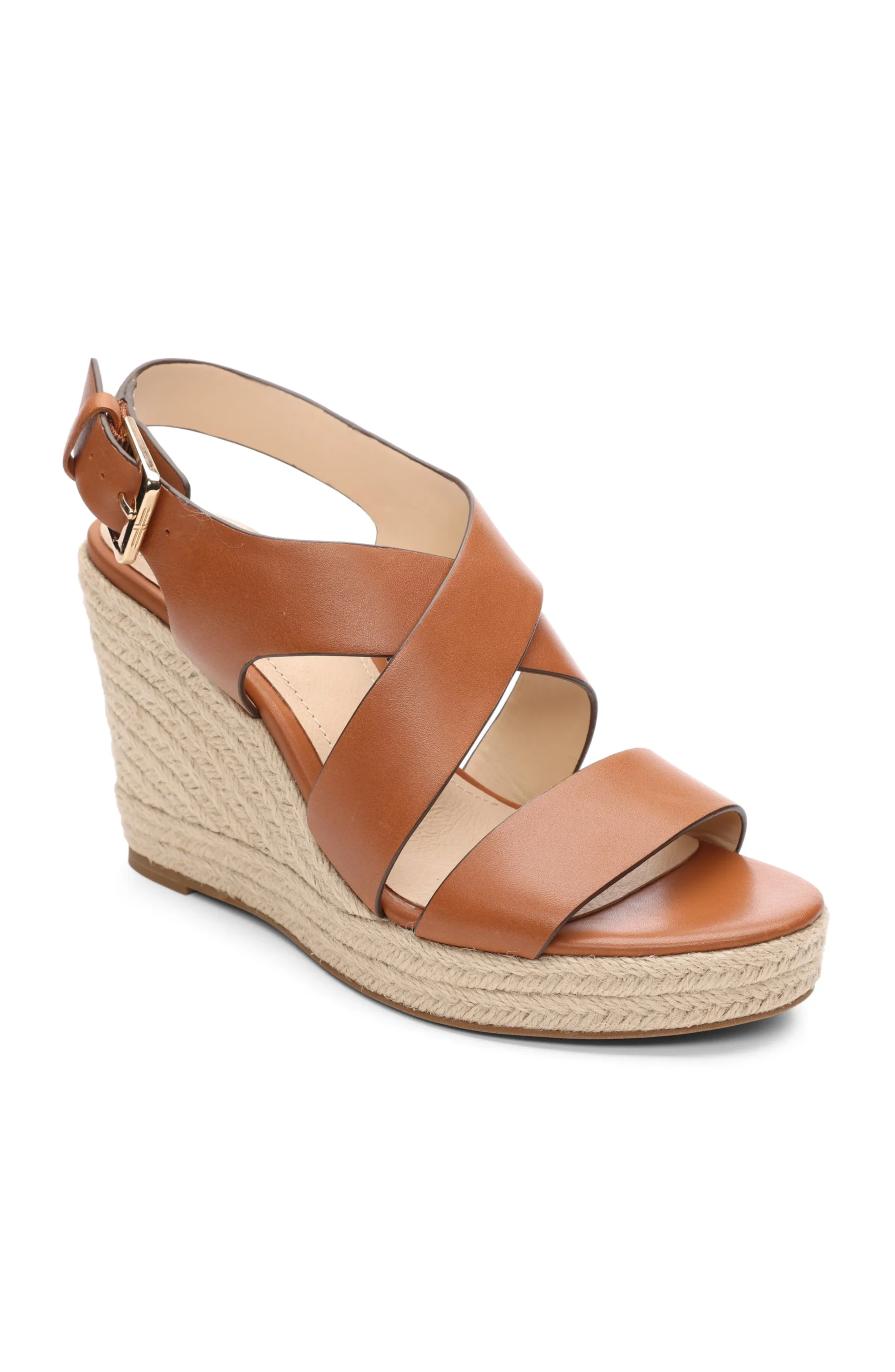 Liverpool Los Angeles Wedges & Espadrilles-HILLS ANKLE STRAP PLATFORM WEDGE Luggage