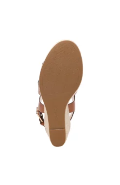 Liverpool Los Angeles Wedges & Espadrilles-HILLS ANKLE STRAP PLATFORM WEDGE Luggage