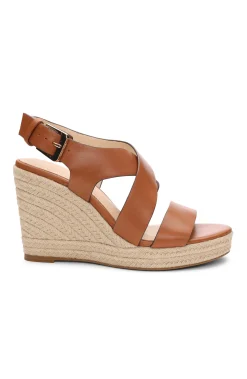 Liverpool Los Angeles Wedges & Espadrilles-HILLS ANKLE STRAP PLATFORM WEDGE Luggage
