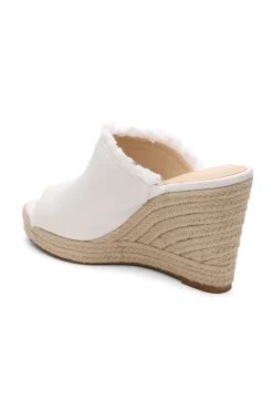 Liverpool Los Angeles Wedges & Espadrilles-HOLLYWOOD FRAY EDGE ESPADRILLE Ecru