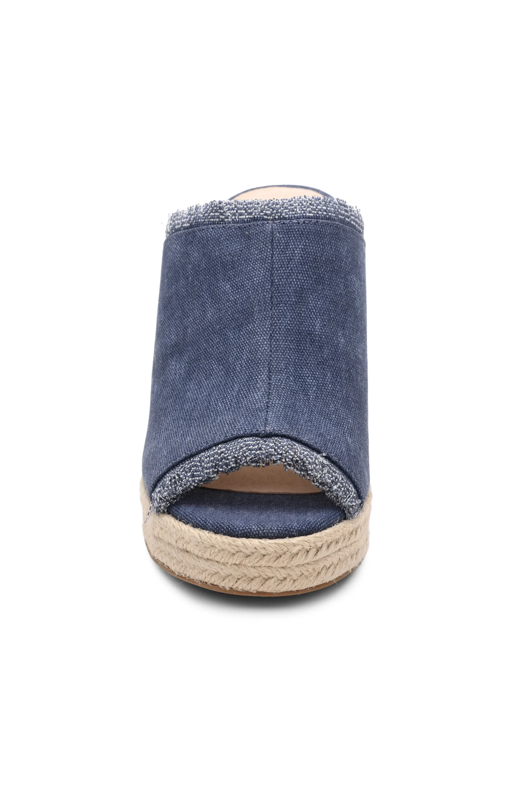 Liverpool Los Angeles Wedges & Espadrilles-HOLLYWOOD FRAY EDGE ESPADRILLE Indigo