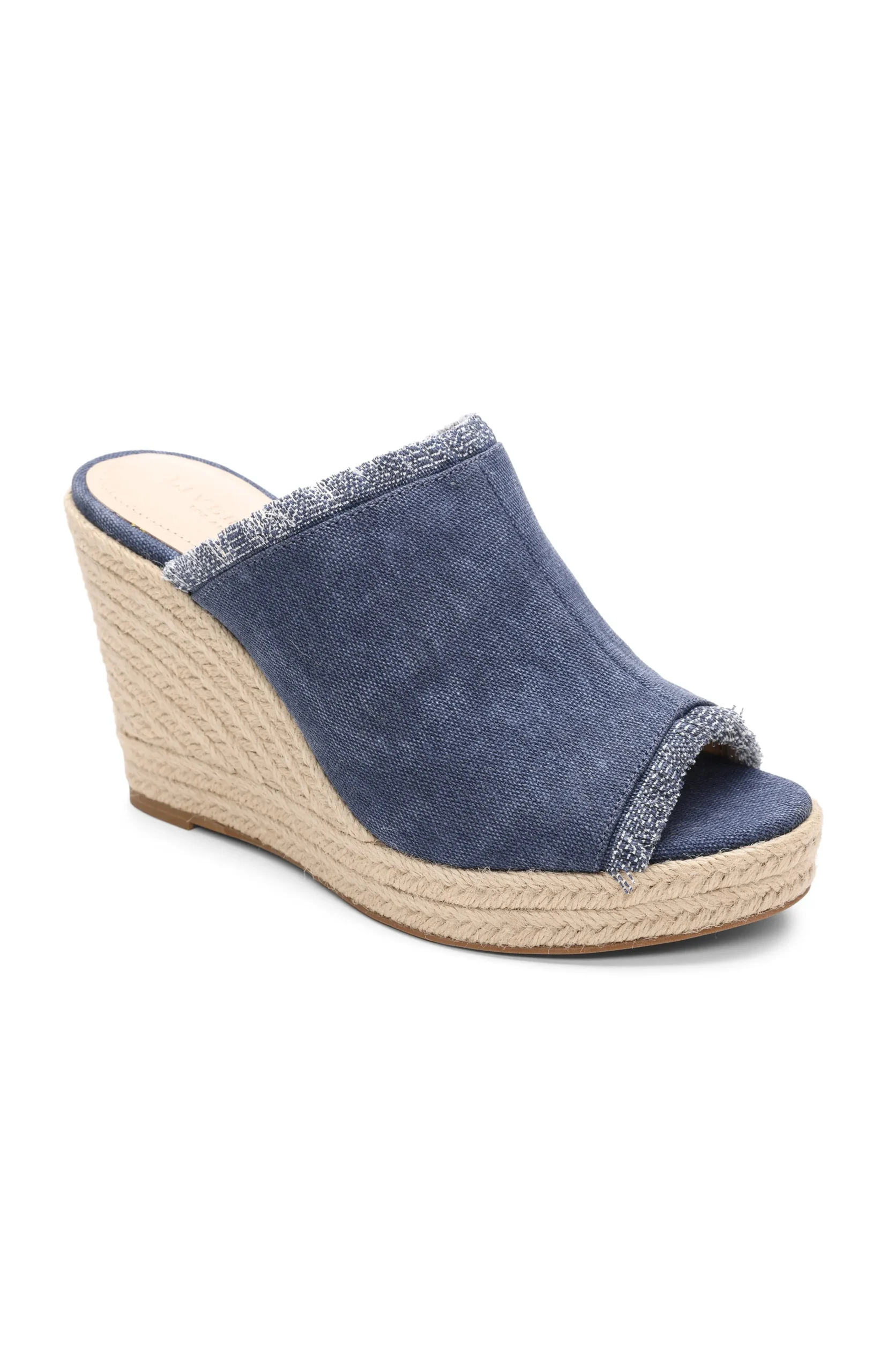 Liverpool Los Angeles Wedges & Espadrilles-HOLLYWOOD FRAY EDGE ESPADRILLE Indigo