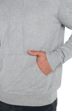 Liverpool Los Angeles Sweaters-HOODED SWEATER Heathergrey