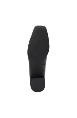 Liverpool Los Angeles Flats-IRVINE ROUNDED TOE SLIP ON WITH BLOCK HEEL Blackecru