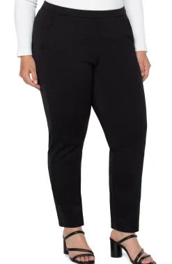 Liverpool Los Angeles Pants-KAYLA PULL-ON TROUSER Black