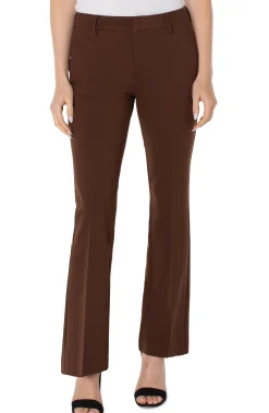 Liverpool Los Angeles Trousers|Pants-KELSEY FLARE TROUSER Brownstone