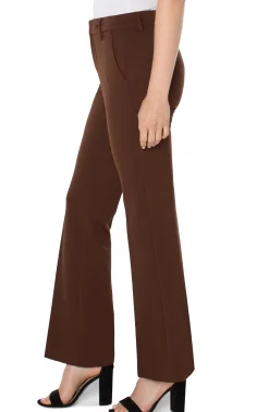 Liverpool Los Angeles Trousers|Pants-KELSEY FLARE TROUSER Brownstone