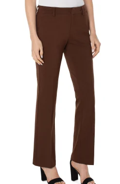 Liverpool Los Angeles Trousers|Pants-KELSEY FLARE TROUSER Brownstone