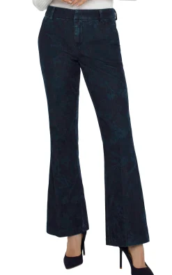 Liverpool Los Angeles Trousers-KELSEY FLARE TROUSER Shadowfloral